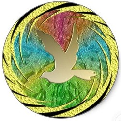 Sacred Dove logo graphic 